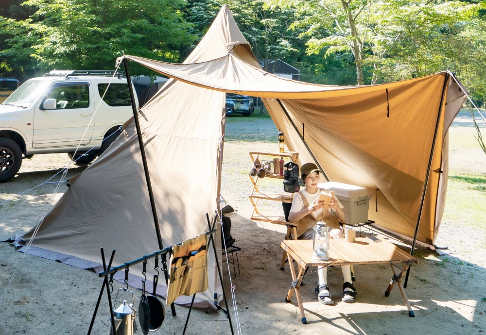 glamping teepee tent