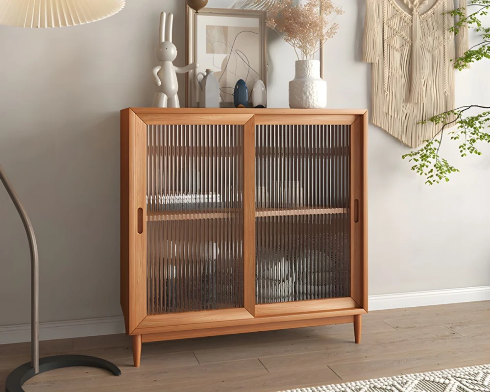 sideboard buffet with glass doors